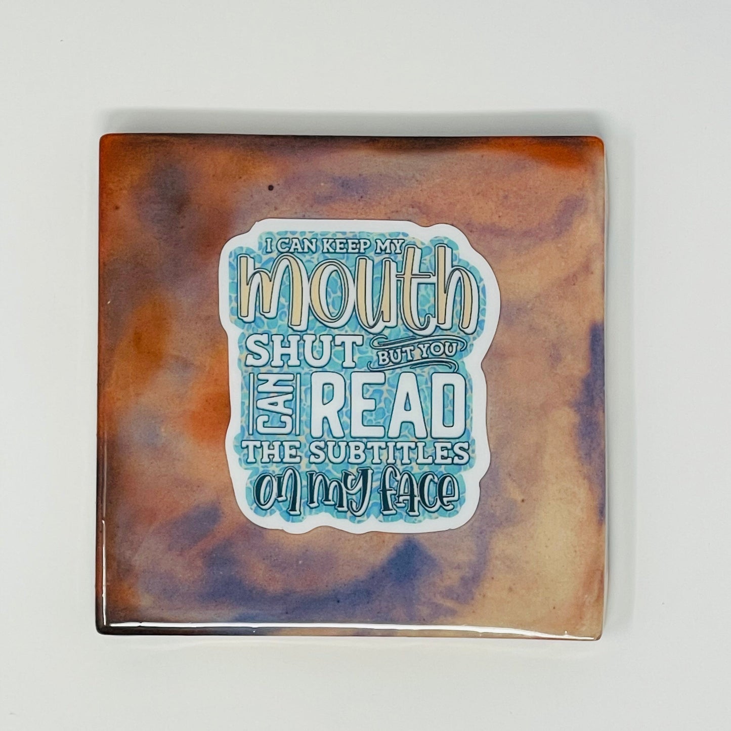Sarcastic Coaster Set with Holder