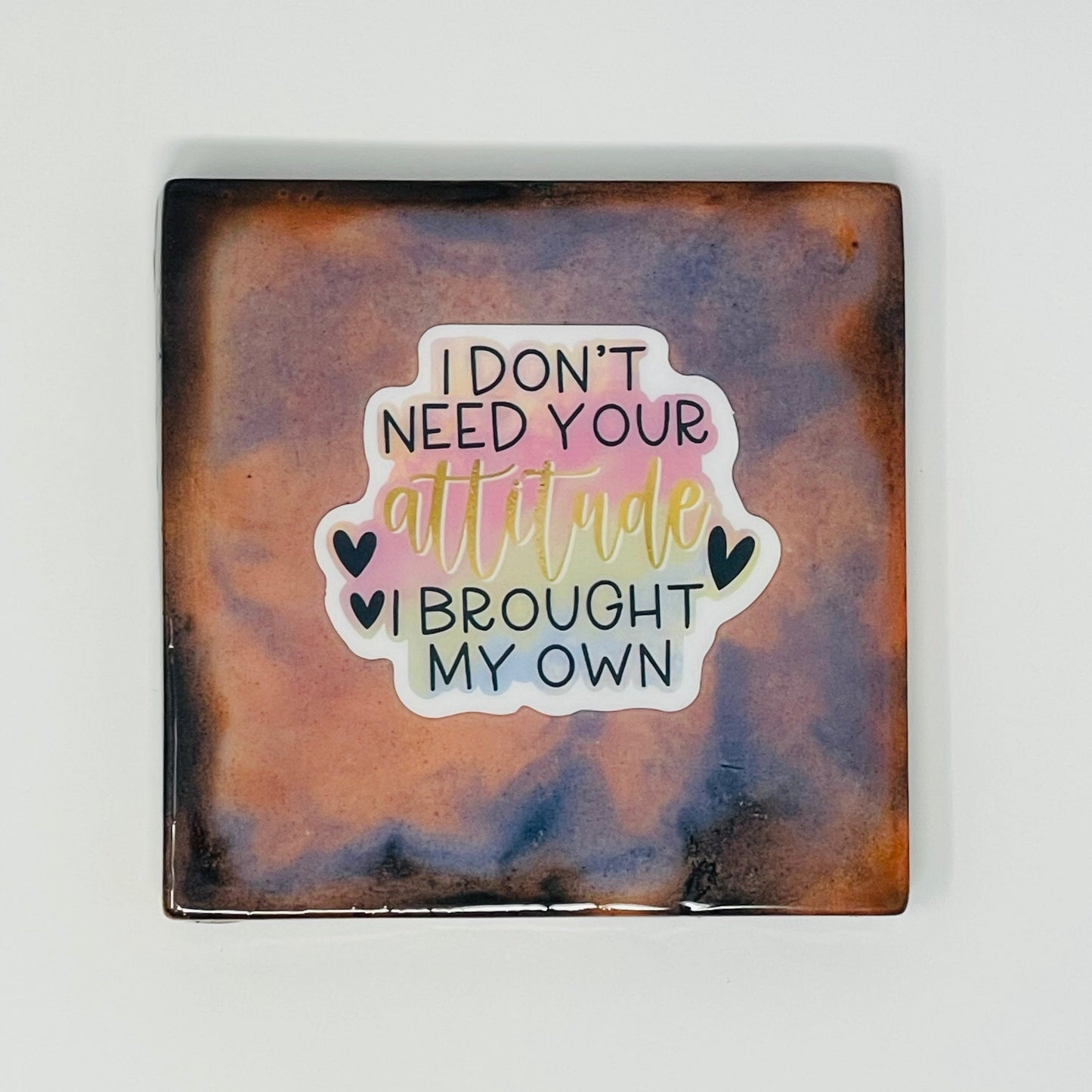 Sarcastic Coaster Set with Holder