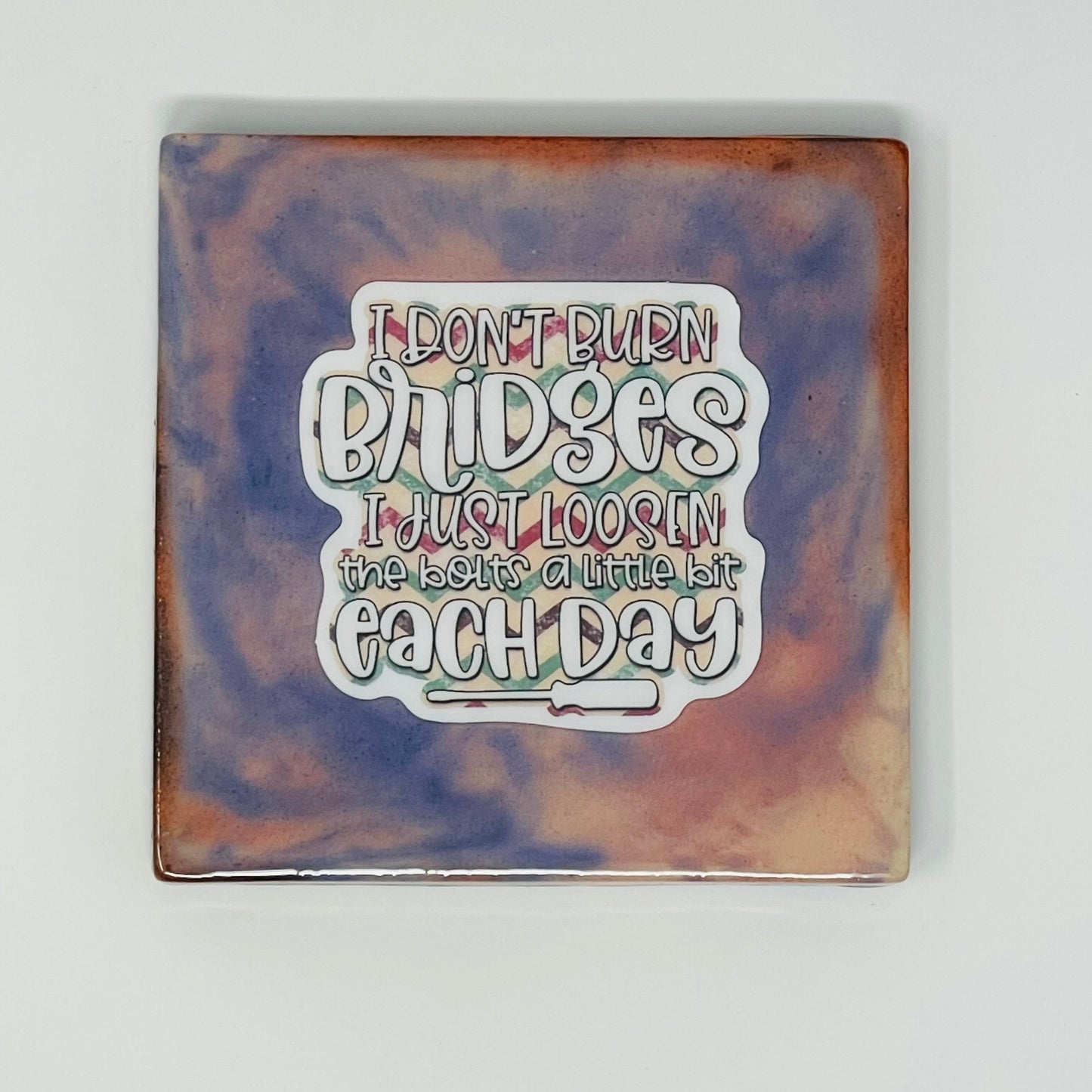 Sarcastic Coaster Set with Holder