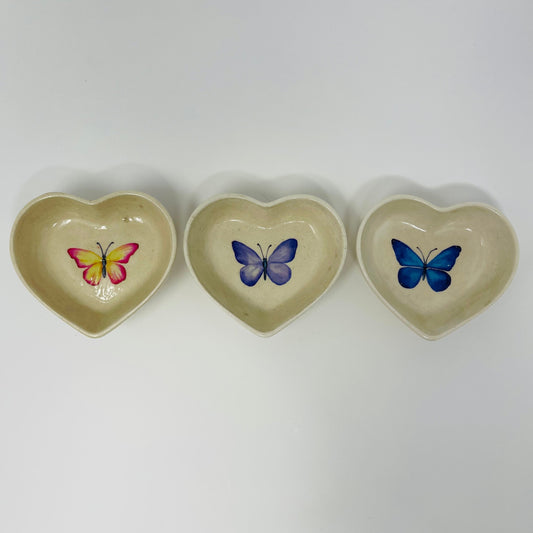 Small Heart Bowl with Butterfly